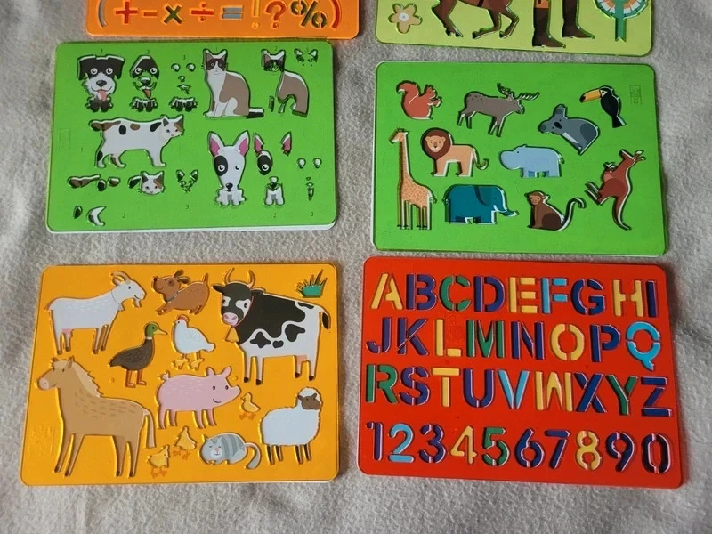 Lot de 6 pochoirs à dessin – photo 2
